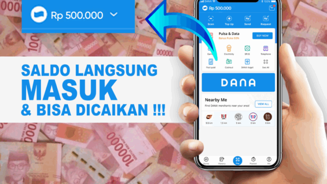 Trik Jitu Klaim Saldo DANA Gratis Rp500 Ribu Setiap Hari, Dijamin Berhasil!